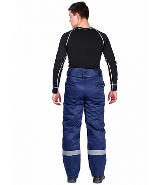 Брюки рабочие утепленные Delta Plus Экспертный-Люкс 52-54 рост 182-188 см синие