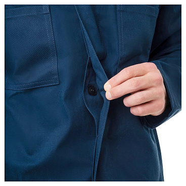 Костюм сварщика защитный Прометей 52-54 рост 182-188 см темно-синий