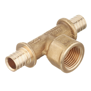 Тройник Stout 16 мм х 1/2 ВР(г) х 16 мм латунный (SFA-0028-001612)