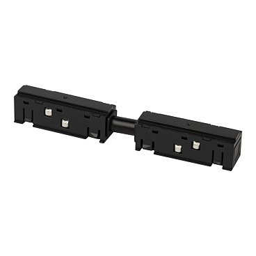 Коннектор для магнитного шинопровода прямой Эра Nova черный (Б0061559)