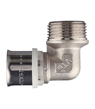 Угол VALTEC (VTm.253.N.002606) 26(пресс) х 1 НР(ш)