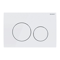 Клавиша смыва для инсталляций Geberit Delta 20 белая (115.127.11.1)