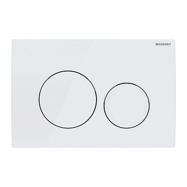 Клавиша смыва для инсталляций Geberit Delta 20 белая (115.127.11.1)