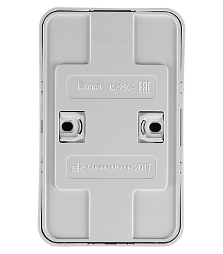 Розетка Systeme Electric Blanca накладная белая со шторками (BLNRA011211)