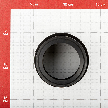 Манжета переходная на чугунную трубу d50х75 мм черная