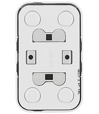 Розетка Makel Siva Ustu накладная белая (45117)