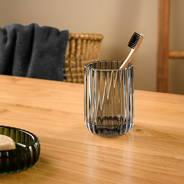 Стакан для ванной Moroshka Ethnic настольный стекло синий (G85-95)