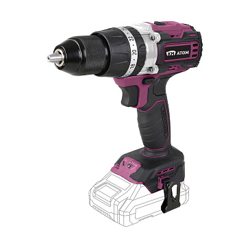 Дрель-шуруповерт ударная аккумуляторная КМ АТОМ 18 В без АКБ и ЗУ (CID-187BL)