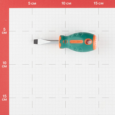 Отвертка плоская SL 6,5 38 мм Jonnesway Anti-slip grip (D71S638)