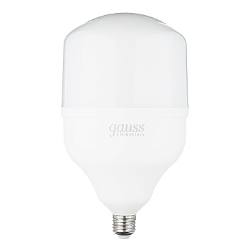 Лампа светодиодная Gauss E27 4000К 50 Вт 4400 Лм 180-240 В цилиндр T140 матовая