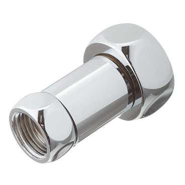 Соединитель прямой для полотенцесушителя 1 ВР(г) х 1/2 ВР(г) хром (2 шт.)