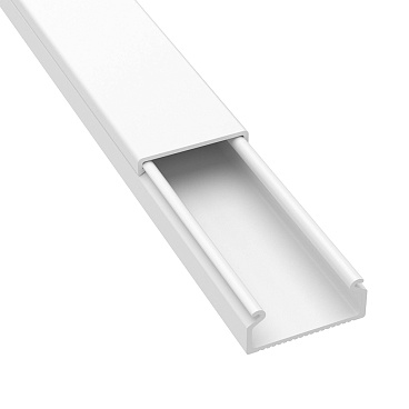 Кабель-канал DKC 22х10 мм белый 2 м (00317)