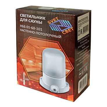 Светильник накладной Svet НББ 01-60-101 E27 60 Вт IP54 белый опал (1300-00050)