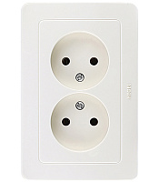 Розетка Hegel Master встраиваемая слоновая кость (РС16-341-01)