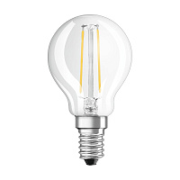 Лампа светодиодная филаментная Osram LED Star E14 2700К 6 Вт 806 Лм 220-240 В шар прозрачная