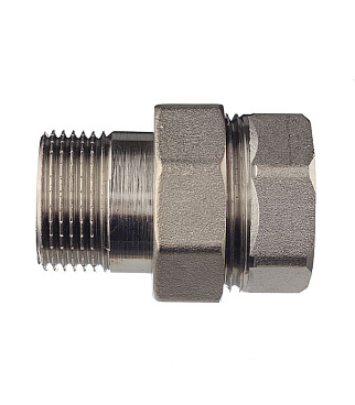 Американка прямая Valtec 1 ВР(г) х 1 НР(ш) латунная (VTr.341.N.0006)