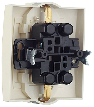 Розетка Simon 15 встраиваемая слоновая кость (1590459-031)