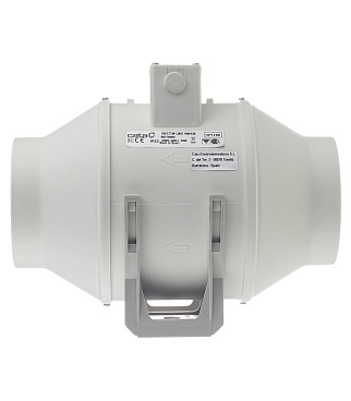 Вентилятор канальный центробежный Cata Duct In Line 195х165 мм d100 мм слоновая кость