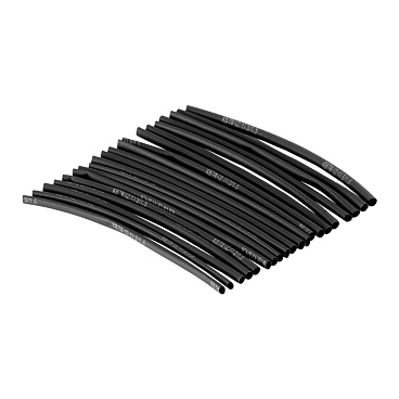 Трубка термоусадочная КВТ Монохром ТНТ нг 3/1,5 мм 100 мм черная (20 шт.)