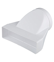 Соединитель эксцентриковый пластиковый для плоских воздуховодов 60х204 мм с круглыми d125 мм