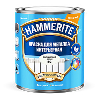 Краска по металлу интерьерная Hammerite Interior основа BС бесцветная полуматовая 0,9 л