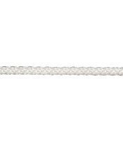 Шнур вязаный полипропиленовый 8 прядей белый d4 мм 50 м без сердечника