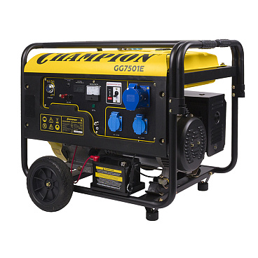 Генератор бензиновый Champion GG7501E 6 кВт с электростартером