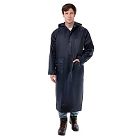Плащ влагозащитный полиэстер с ПВХ покрытием КМ 52-54 рост 180-186 см синий