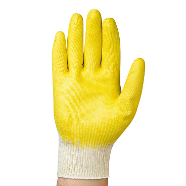 Перчатки х/б с латексным обливом XL