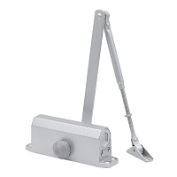 Доводчик дверной Corsa Deco (15-25 кг) серебро