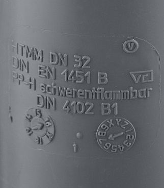 Муфта Ostendorf HTMM d32 мм пластиковая для внутренней канализации (110510)