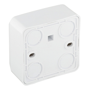 Розетка телевизионная Systeme Electric Этюд накладная белая (TVA-002B)