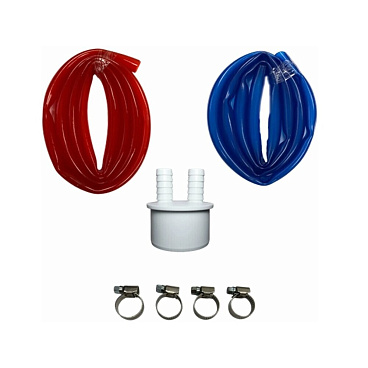 Комплект для подключения промывных фильтров Супримпласт 14х40 мм