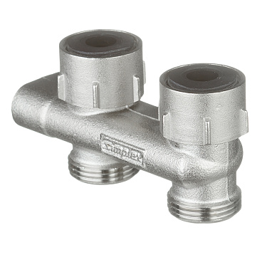 Узел нижнего подключения Simplex D2/50 3/4 ВР(г) х 3/4 НР(ш) ЕК для радиатора (F10078)