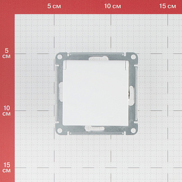 Розетка Systeme Electric AtlasDesign встраиваемая белая со шторками с крышкой (ATN000146)
