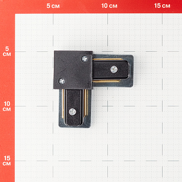 Коннектор для трековых систем угловой Arte Lamp Track черный (A120006)
