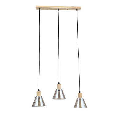 Светильник подвесной Arte Lamp Lancaster E27 60 Вт 7 кв.м черный/желтый IP20 (A5891SP-3BK)