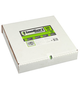 Лента вибродемпфирующая SoundGuard самоклеящаяся 50х4 мм 12 м