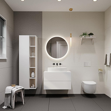 Керамогранит Lavelly Granite Liner белый матовый 1200х600х9 мм (2 шт.=1,44 кв.м)