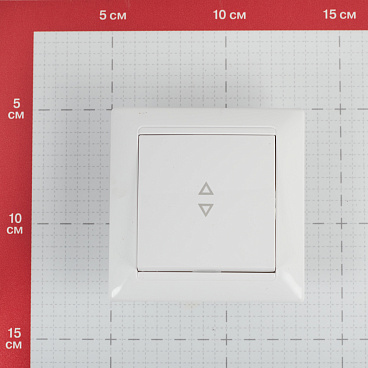 Переключатель Svet одноклавишный встраиваемый белый (SV1001-0016)