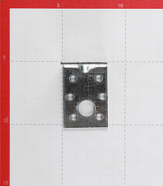 Уголок крепежный усиленный оцинкованный 50х50х36х2 мм
