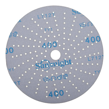 Диск шлифовальный Sunmight Ceramic d150 мм P400 на липучку пленочная основа (5 шт.)