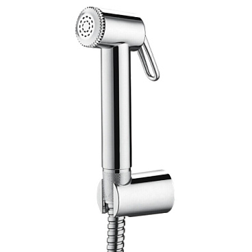 Лейка гигиеническая Voda со шлангом 1200 мм с держателем хром (VHS01)