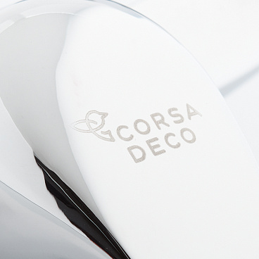 Смеситель для душа без излива Corsa Deco Wave L хром с лейкой однорычажный (671766)