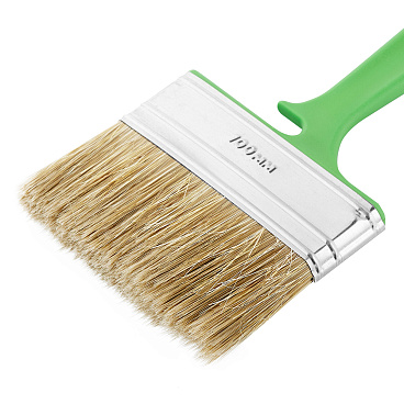 Кисть плоская смешанная щетина пластиковая ручка Wenzo Pro 100х12 мм для антисептиков