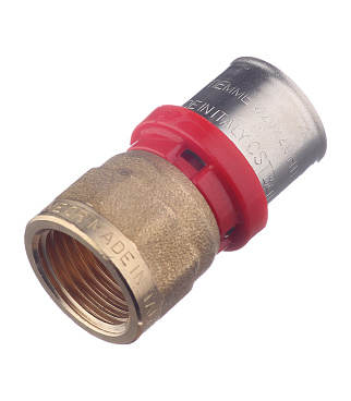 Соединитель прямой Tiemme 20(пресс) х 1/2 ВР(г)