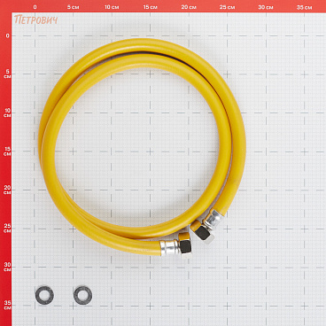 Шланг для газа ПВХ армированный Elka 3/4 ВР(г) х 3/4 ВР(г) 150 см желтый