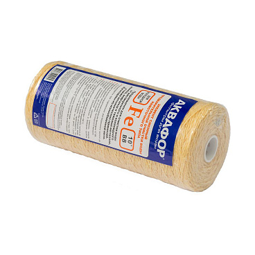 Картридж фильтра Аквафор Гросс 10 Fe 112/250 для холодной воды нитяной 5 мкм 10BB