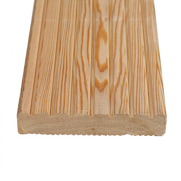 Доска террасная 27х143х3000 мм лиственница сорт С S раб.=0,429 кв.м