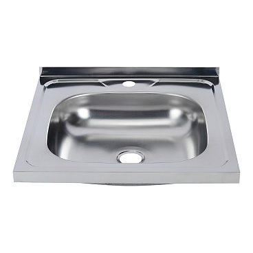 Мойка для кухни Ukinox Nord 50х50х13 см накладная сталь (Nr 500х500 0,4)